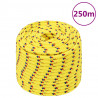 Corda de barco 14 mm 250 m polipropileno amarelo 1