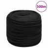 Corda de barco 8 mm 500 m polipropileno preto completo 1