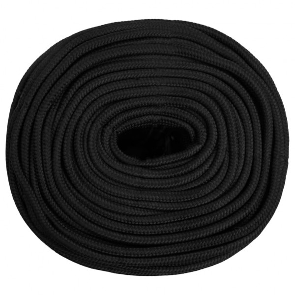 Corda de barco 10 mm 500 m polipropileno preto completo M 3