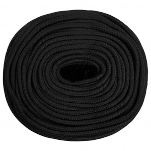 Corda de barco 10 mm 100 m polipropileno preto completo H