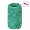 Corda de barco 2 mm 25 m polipropileno verde 1