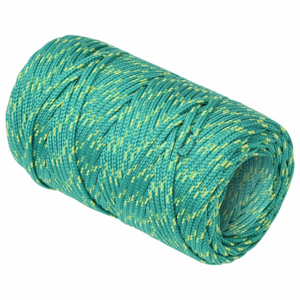 Corda de barco 2 mm 250 m polipropileno verde M 3