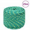 Corda de barco 12 mm 25 m polipropileno verde 1