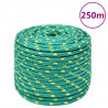 Cuerda de barco polipropileno verde 12 mm 250 m 1