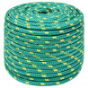 Corda de barco 12 mm 250 m polipropileno verde 2