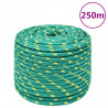 Corda de barco 14 mm 250 m polipropileno verde 1