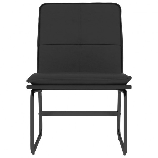 Cadeira lounge 54x75x76 cm couro artificial preto M 3