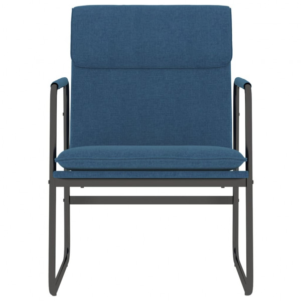 Sillón de relax tela azul 55x64x80 cm M 3