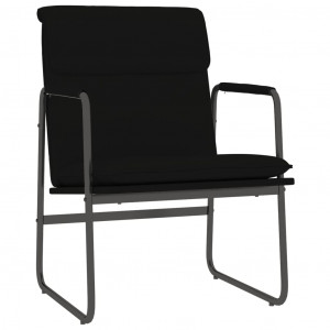 Cadeira lounge 55x64x80 cm couro artificial preto H