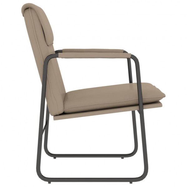 Sillón de relax cuero sintético color capuchino 55x64x80 cm M 4