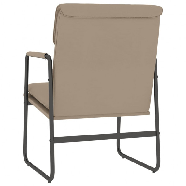 Sillón de relax cuero sintético color capuchino 55x64x80 cm M 5