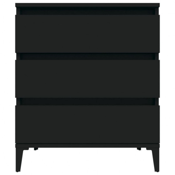 Aparador 60x35x70 cm derivados de madeira preto M 5