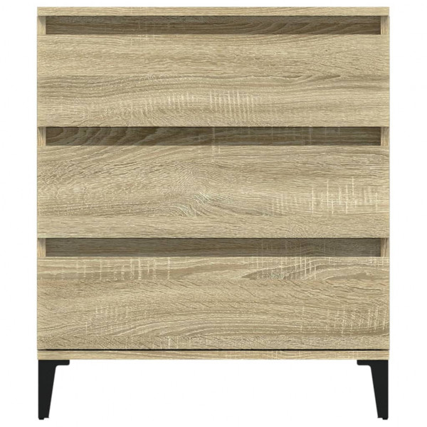 Aparador de madera contrachapada roble Sonoma 60x35x70 cm M 5