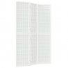 Biombo plegable con 3 paneles estilo japonés blanco 120x170 cm 2