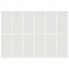 Biombo plegable con 6 paneles estilo japonés blanco 240x170 cm 3