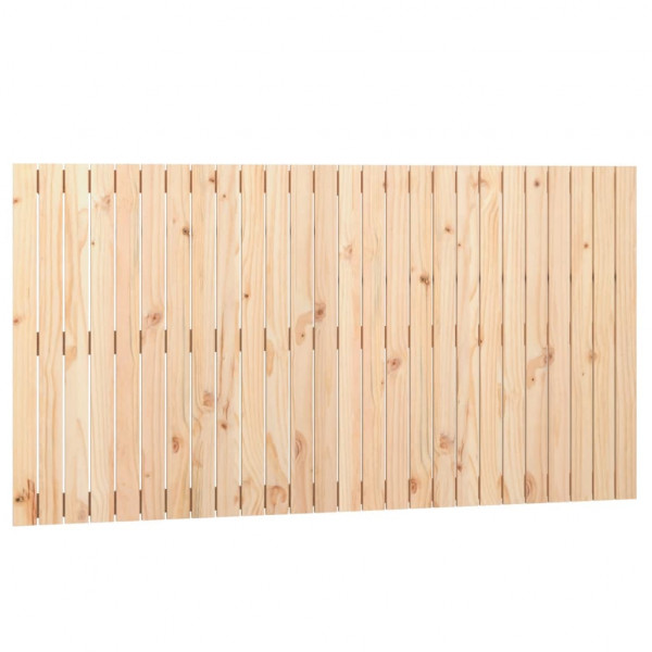 Cabecero de cama de pared madera maciza de pino 166x3x90 cm M 2