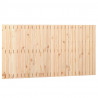 Cabecero de cama de pared madera maciza de pino 166x3x90 cm 2