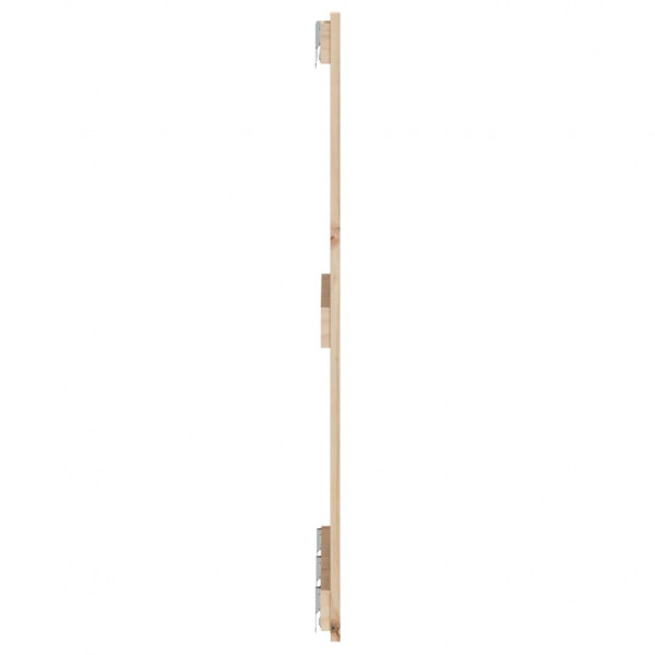 Cabecero de cama de pared madera maciza de pino 166x3x90 cm M 5