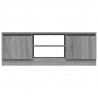 Móvel de TV com porta 102x30x36 cm cinzento sonoma 5