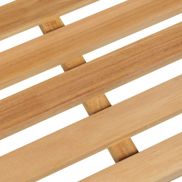 Juego de comedor de jardín 4 piezas madera maciza de teca M 5