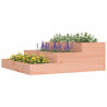 Jardinera de madera maciza de abeto douglas 78x78x27 cm 3