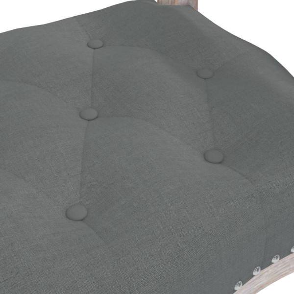 Banco de tela gris oscuro 110x45x60 cm M 5