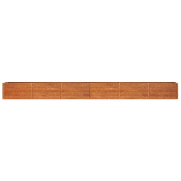 Arriate oxidado de acero corten 480x80x45 cm M 4