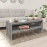 Mesa de centro madera contrachapada gris Sonoma 100x40x40 cm 1