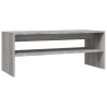 Mesa de centro madera contrachapada gris Sonoma 100x40x40 cm 2