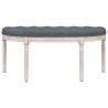 Banco 110.5x45x49 cm veludo cinza-escuro 3