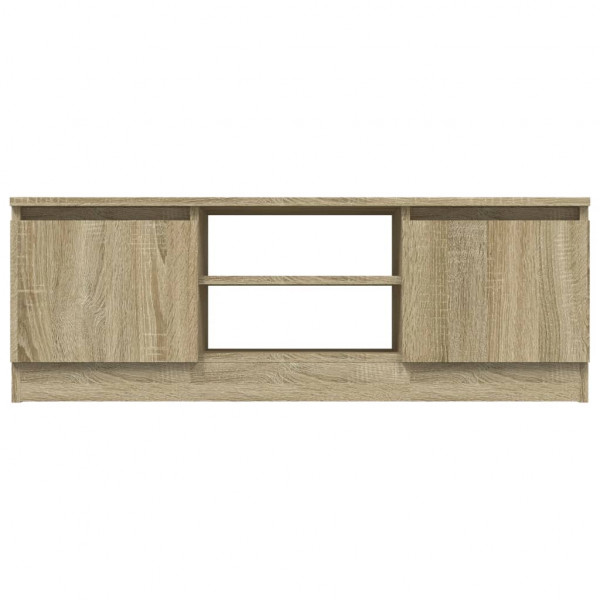 Mueble de TV con puerta roble Sonoma 102x30x36 cm M 5