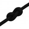 Corda de trabalho 18 mm 100 m poliéster preto 5