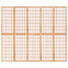 Biombo plegable con 5 paneles estilo japonés 200x170 cm 3