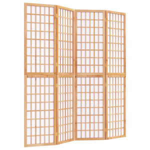 Biombo plegable con 4 paneles estilo japonés 160x170 cm H