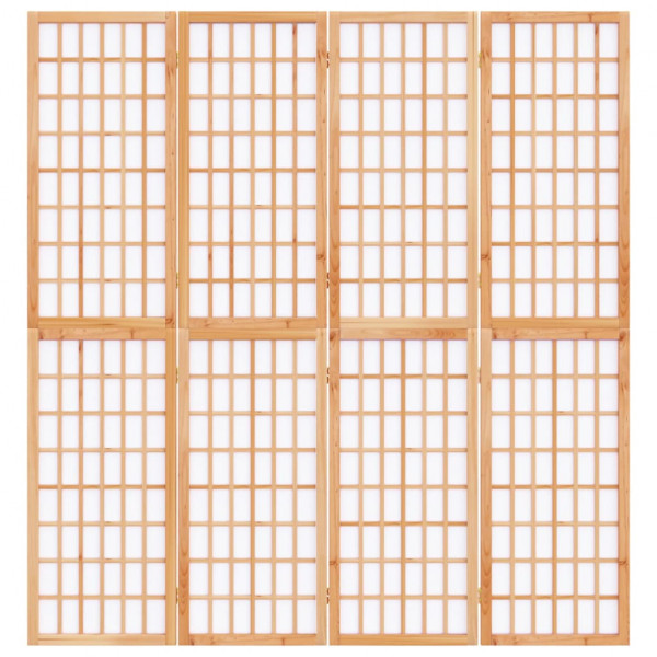 Biombo dobrável com 4 painéis estilo japonês 160x170 cm M 3