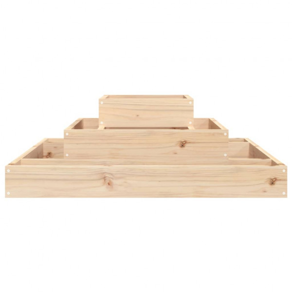 Jardinera de madera maciza de pino 80x80x27 cm M 4