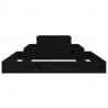 Jardinera de madera maciza de pino negro 80x80x27 cm 5