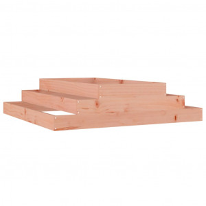 Jardinera de madera maciza de douglas 110x110x27 cm H