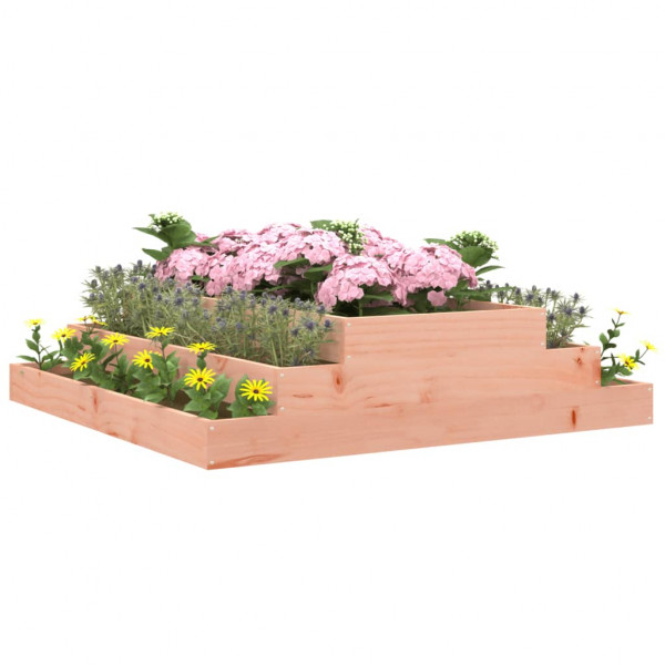 Jardinera de madera maciza de douglas 110x110x27 cm M 3