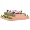 Jardinera de madera maciza de douglas 110x110x27 cm 3