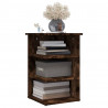 Mueble auxiliar madera contrachapada roble ahumado 35x35x55 cm 4
