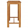 Mesa alta de jardín madera maciza de acacia 120x60x105 cm 4