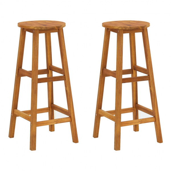 Conjunto de bar para jardim 3 pcs madeira de acácia maciça M 5