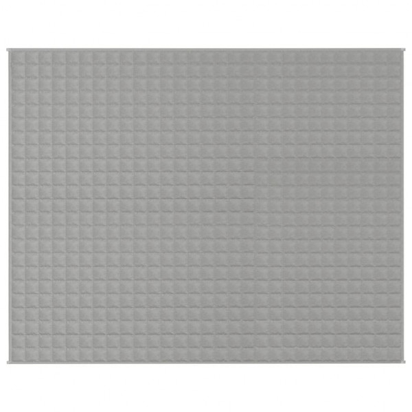 Manta pesada 11 kg 235x290 cm tecido cinzento M 3