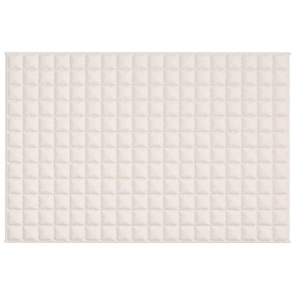 Manta con peso tela color crema claro 120x180 cm 9 kg M 3