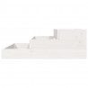 Jardinera de madera maciza de pino blanco 78x78x27 cm 5