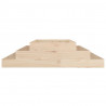 Jardinera de madera maciza de pino 110x110x27 cm 4