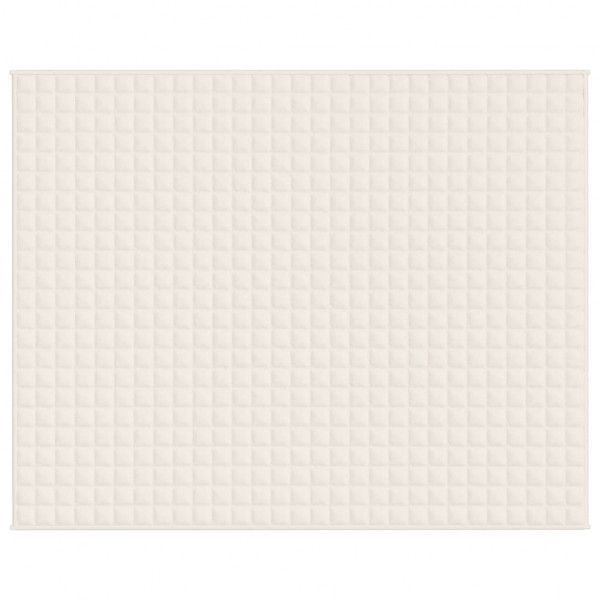 Manta con peso tela color crema claro 235x290 cm 15 kg M 3