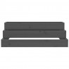 Jardinera de madera maciza de pino gris 80x80x27 cm 4
