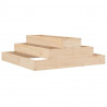 Jardinera de madera maciza de pino 80x80x27 cm 2
